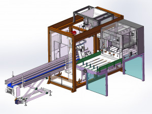 3d drawings bom list for fully automated pocket packing machines 3D Model