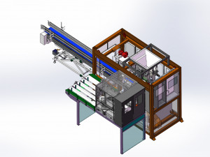 3d drawings bom list for fully automated pocket packing machines 3D Model