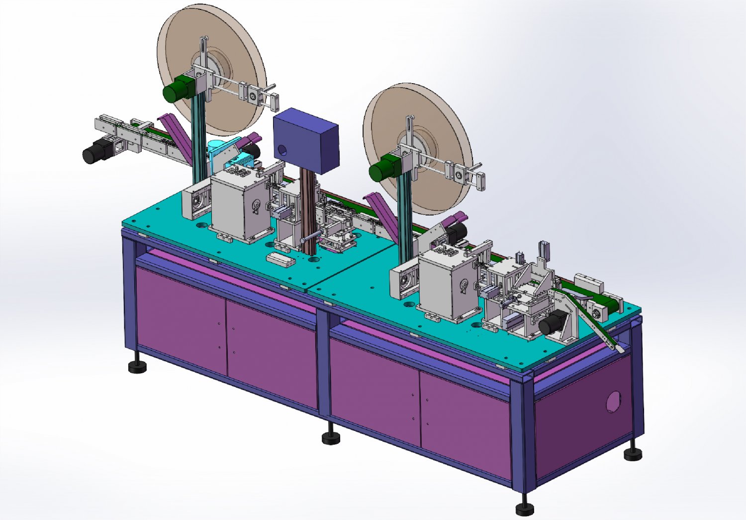 Of Tf Card Automated Packaging Pinning Machine 3D Модель In Машины.