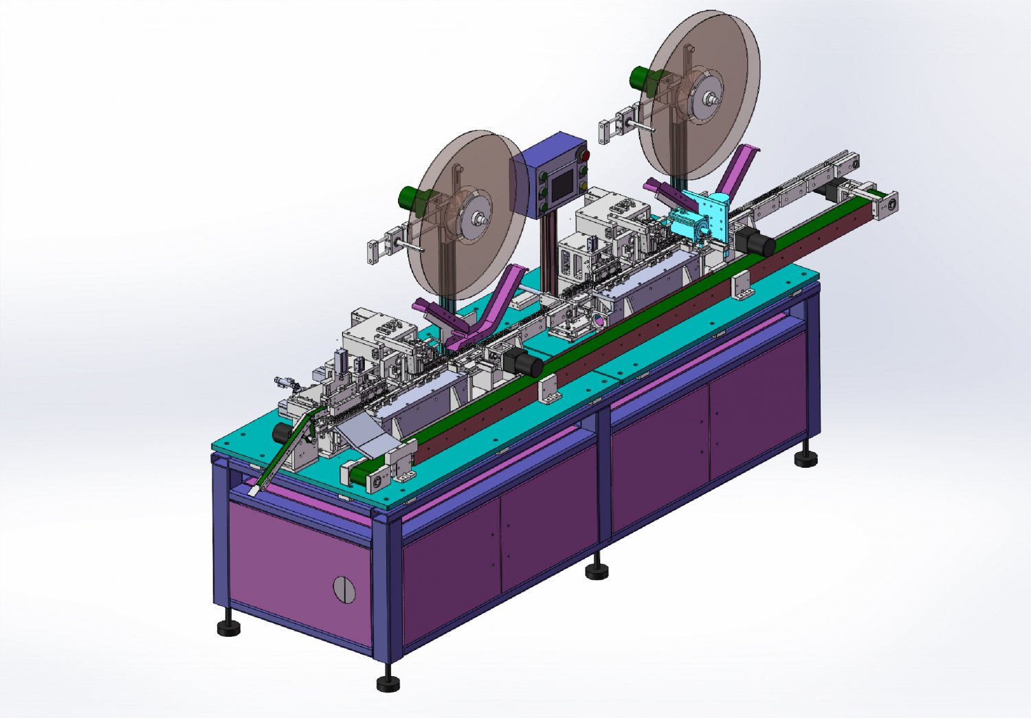 Of Tf Card Automated Packaging Pinning Machine 3D Модель In Машины.