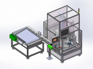 front hub bearing press machine Model 3D