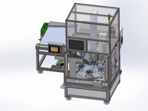 front hub bearing press machine Modèle 3D