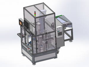 front hub bearing press machine Modèle 3D