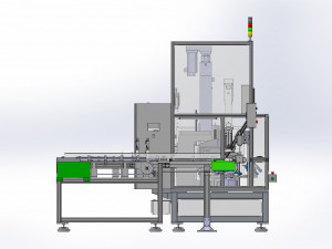 front hub bearing press machine Modèle 3D