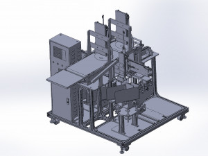 mask pack folding bag loader machine Modèle 3D