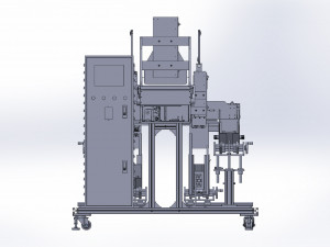 mask pack folding bag loader machine Modèle 3D