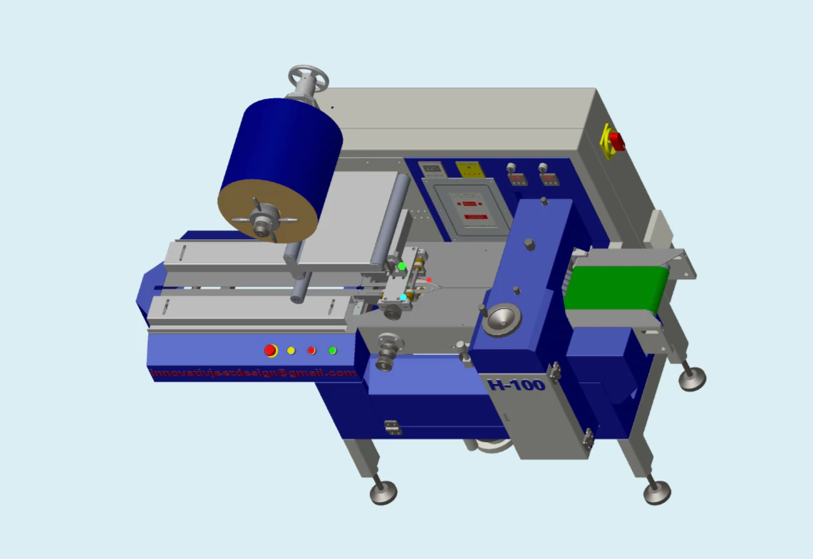 mechanical flow packer 3D Model .c4d .max .obj .3ds .fbx .stl .blend 