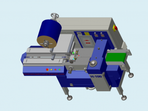 mechanical flow packer Model 3D