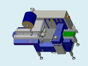 pengemas aliran mekanis Model 3D