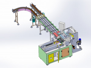 paper towel and handkerchief wrapping machine 3D Model