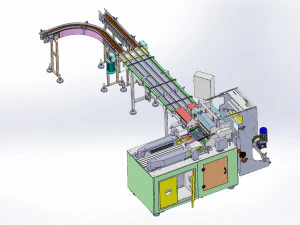 paper towel and handkerchief wrapping machine 3D Model
