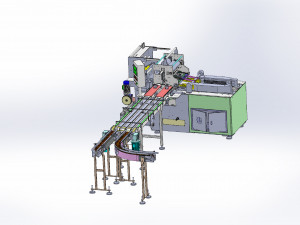 paper towel and handkerchief wrapping machine 3D Model