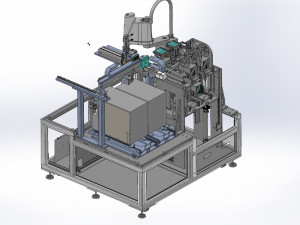 sticker-automatic tagging machine Model 3D