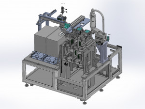 sticker-automatic tagging machine Model 3D