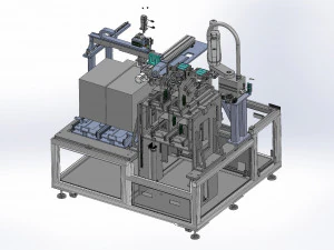 наклейка-автоматична машина для тегування 3D Модель