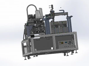 наклейка-автоматична машина для тегування 3D Модель