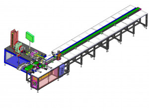 braun box assembly and packaging equipment 3D 模型