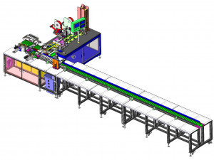 braun box assembly and packaging equipment Modelo 3D