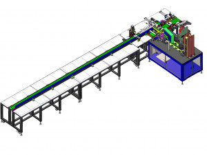 braun box assembly and packaging equipment Modelo 3D