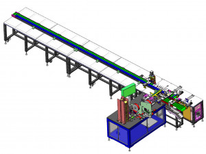 braun box assembly and packaging equipment Modelo 3D