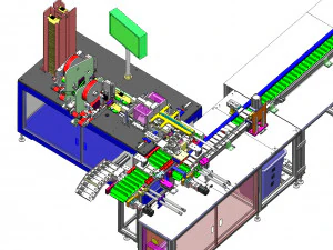 braun box assembly and packaging equipment 3D Model