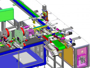 braun box assembly and packaging equipment Modelo 3D