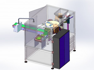 fully automatic snack packing machine 3D Model