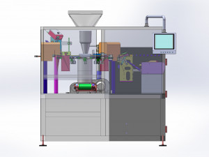 fully automatic snack packing machine 3D Model
