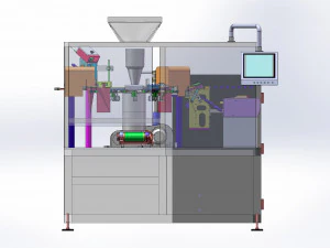 fully automatic snack packing machine 3D Model
