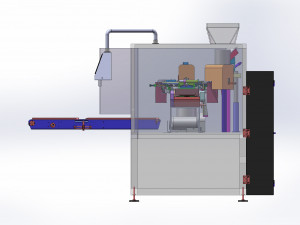 fully automatic snack packing machine 3D Model