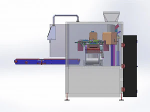 fully automatic snack packing machine 3D Model