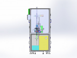 automatic connector cutting packaging machine Modello 3D