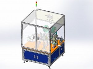 battery auto labeling machine sticker insulation tape press 3D Model