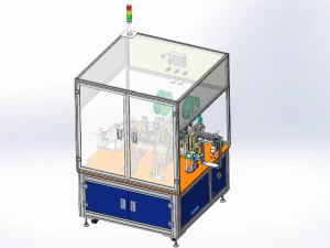 battery auto labeling machine sticker insulation tape press 3D Model