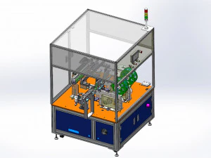 battery auto labeling machine sticker insulation tape press 3D Model