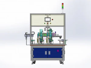 battery auto labeling machine sticker insulation tape press 3D Model