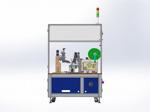battery auto labeling machine sticker insulation tape press 3D Model