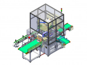 potion bottle automatic box packing machine 3D Модель
