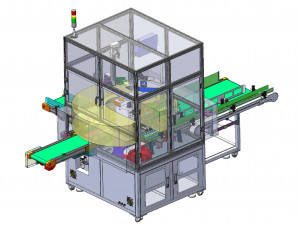 potion bottle automatic box packing machine Modèle 3D