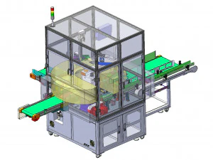 potion bottle automatic box packing machine 3D Model