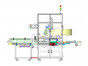potion bottle automatic box packing machine Modèle 3D