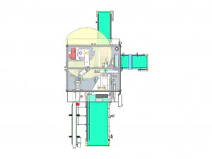 potion bottle automatic box packing machine 3D Model