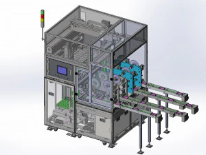 apple cell phone film tearing machine 3D Model