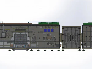Polymer Battery Long cell Notching Dry Machine 3D Model