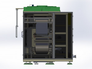 Polymer Battery Long cell Notching Dry Machine 3D Модель