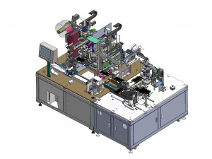 Full Auto Lithium Battery Magazine Stacking Machine Modello 3D