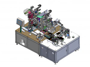 Full Auto Lithium Battery Magazine Stacking Machine 3D Model