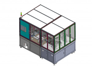 Full Auto Lithium Battery Magazine Stacking Machine Modello 3D
