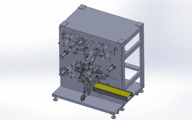 Battery rewinder machine Modello 3D .c4d .max .obj .3ds .fbx .stl .blend 
