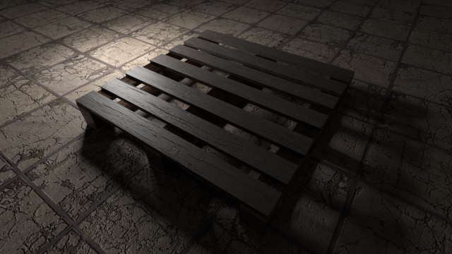 pallet Model 3D .c4d .max .obj .3ds .fbx .stl .blend 